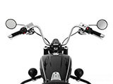 牛本革 グリップカバー BMW R18 カスタム パーツ