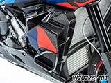 カーボン ラジエーターフェアリング & ウイングレットマウント M1000XR カスタム パーツ