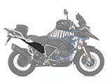 リアフレームスプラッシュガード R1200GS / R1200GS Adventure カスタム パーツ