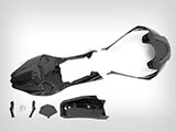 カーボン 一体型テールカウル (Single seat) & 一体型タンクサイドカバー セット M1000RR カスタムパーツ