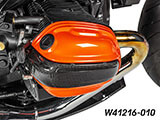 カーボンスパークプラグコネクターカバー R12 G/S カスタムパーツ