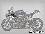 カーボン アッパーサイドカウル M1000RR カスタム パーツ